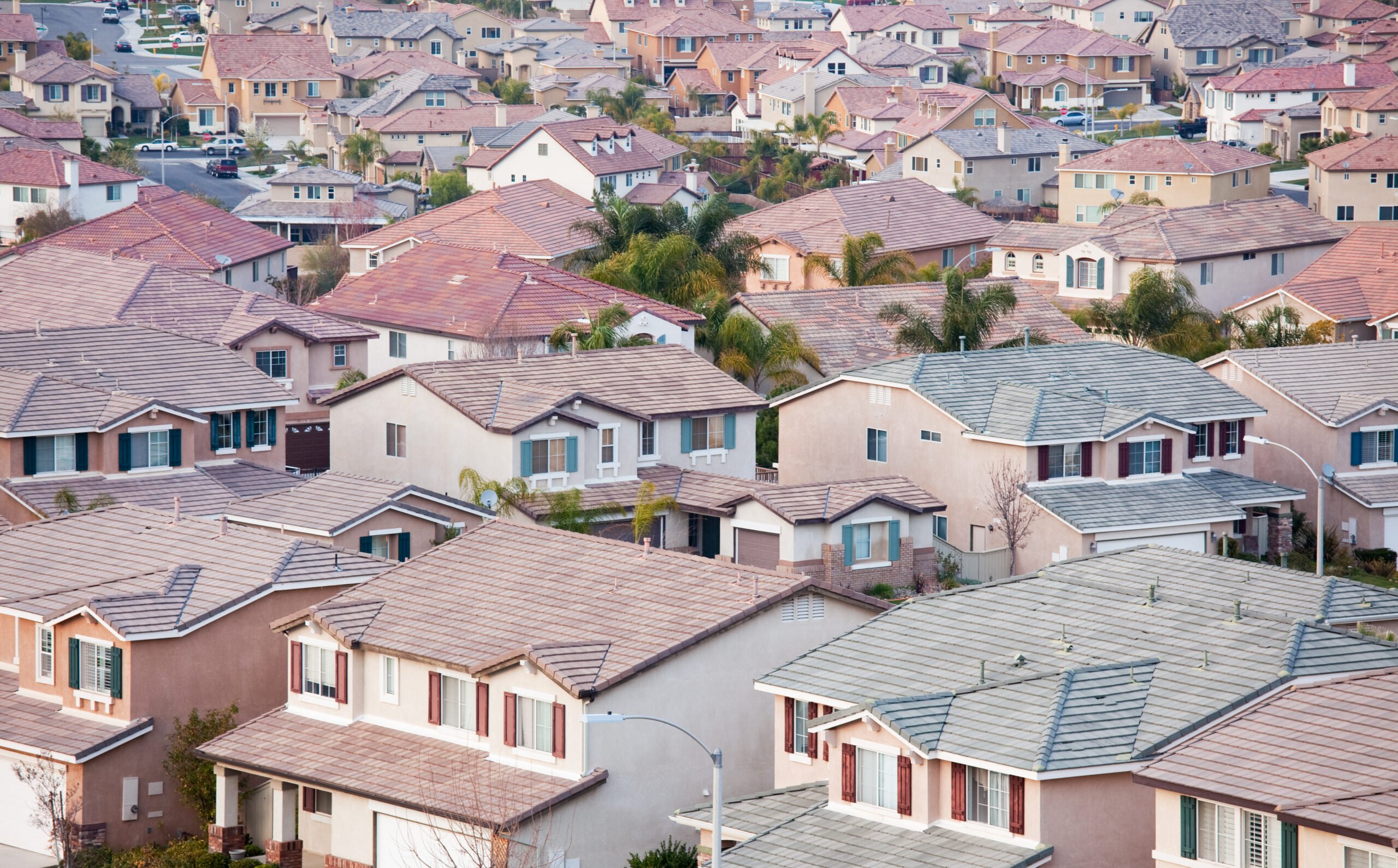 Neighborhood Roof Tops View