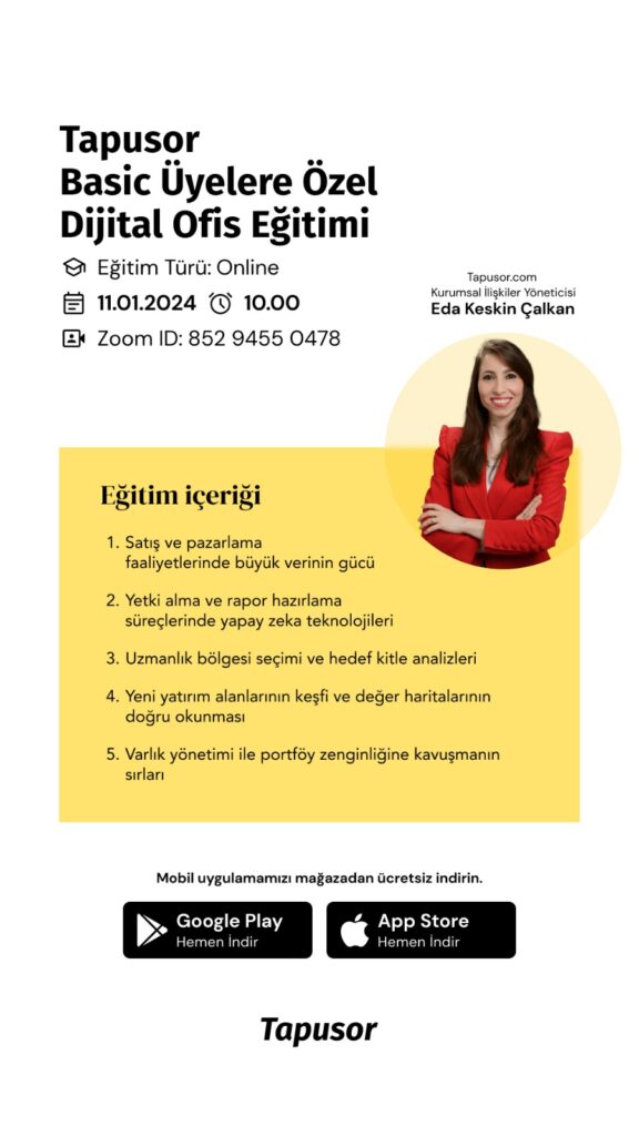 11.01.2024 FİNANSAL ve AKILLI HARİTALAR