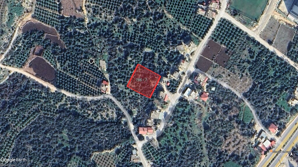 Mersin Erdemli Tırtar’da 1.771 m² Konut İmarlı Arsa Satışta