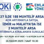 Toplu Konut İdaresi Başkanlığı – 27 İlde Arsa Satışı ve Kiralama Müzayedesi