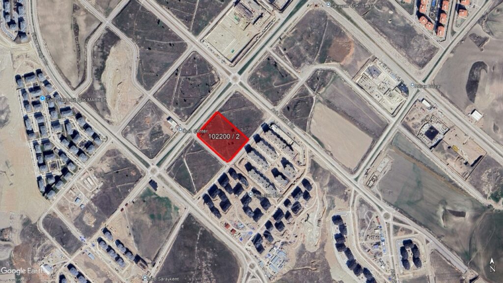 Ankara Sincan Saraycık’ta 16.229,86 m² Konut + Ticaret Alanı Satışta