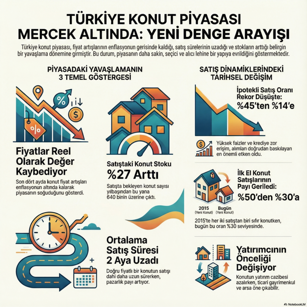 Konut Piyasasında Yeni Denge Arayışı: Reel Fiyatların Altında Seyir Devam Ediyor