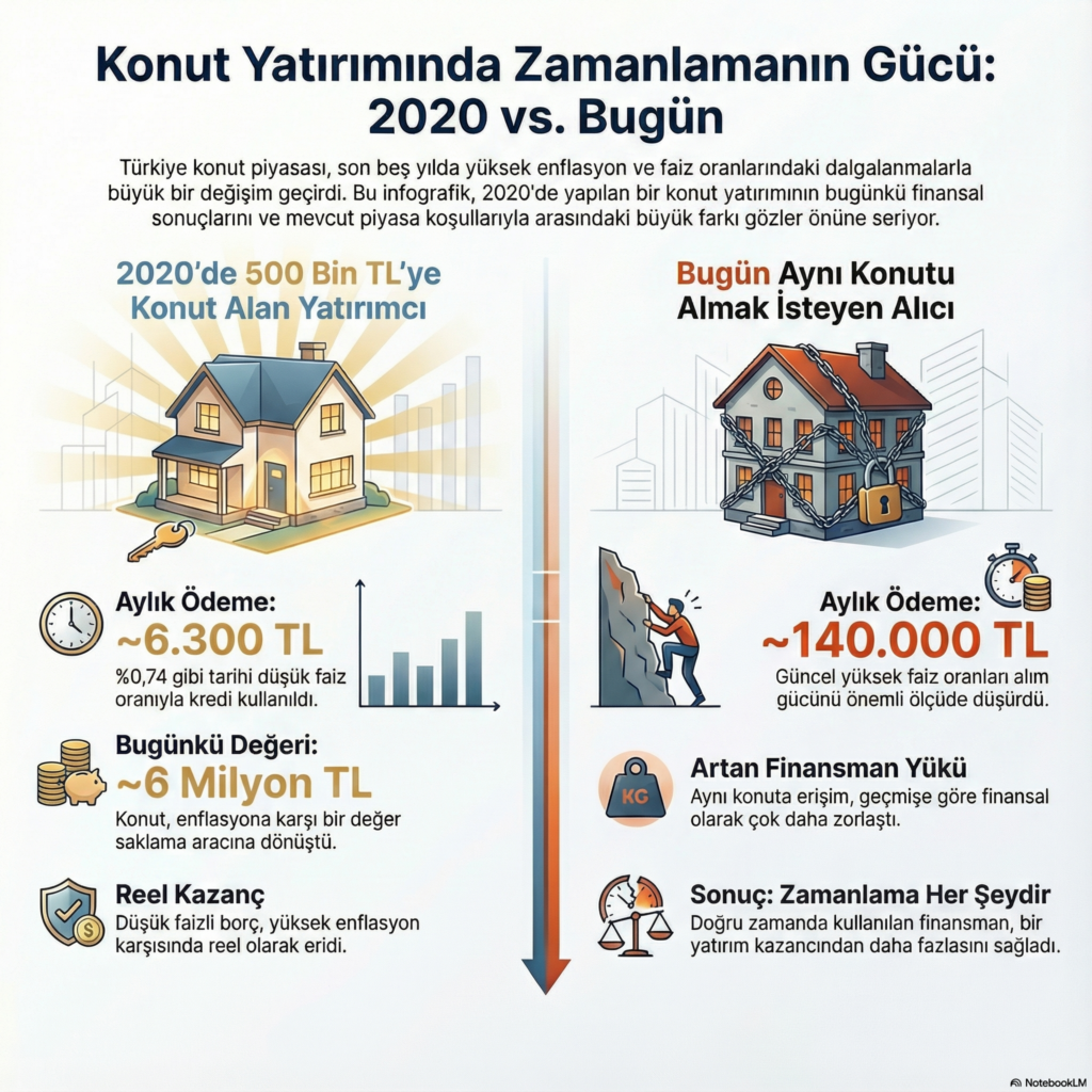 2020’de 500 Bin TL’ye Konut Alan Yatırımcı Ne Kazandı?