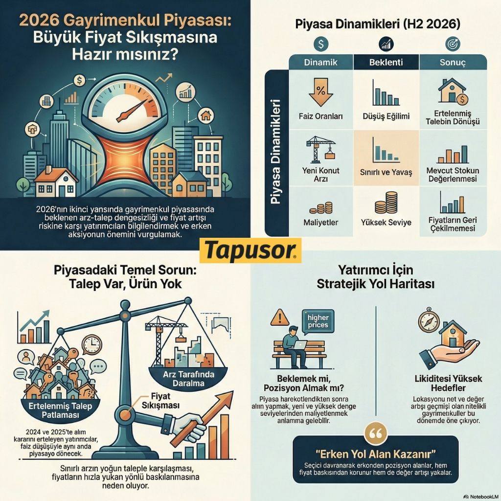 2026’nın İkinci Yarısı İçin Kritik Uyarı: Gayrimenkulde Fiyatlar Yeniden Sıkışıyor