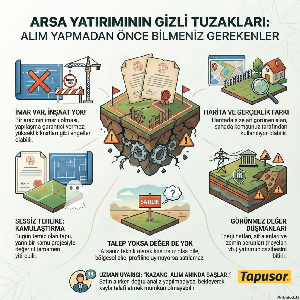 Arsa ve Arazi Yatırımında Gözden Kaçan Kritik Riskler