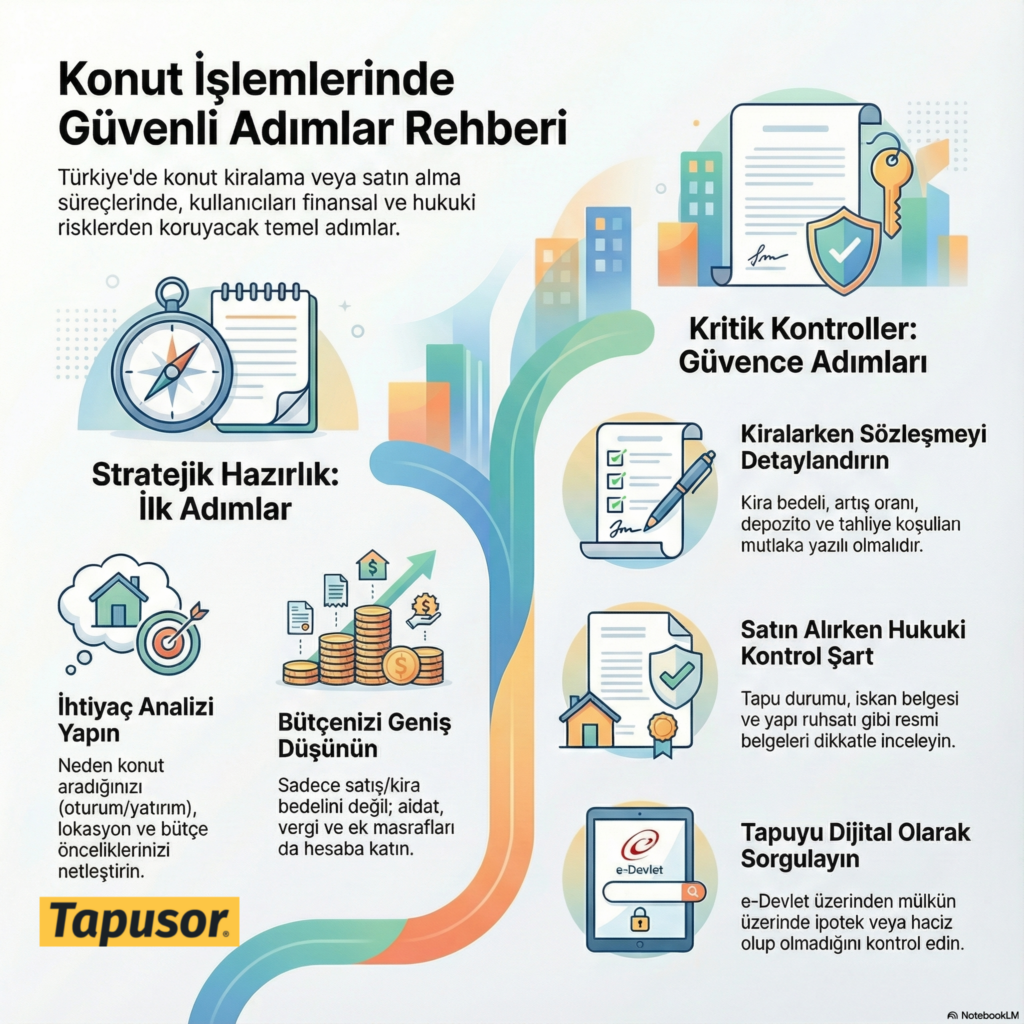 Türkiye’de Konut Piyasasında Güvenli İşlem Rehberi: Kiralama ve Satın Almada Bilinmesi Gerekenler