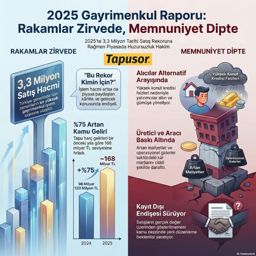 Konut Satışlarında Rekor, Memnuniyet Yok
