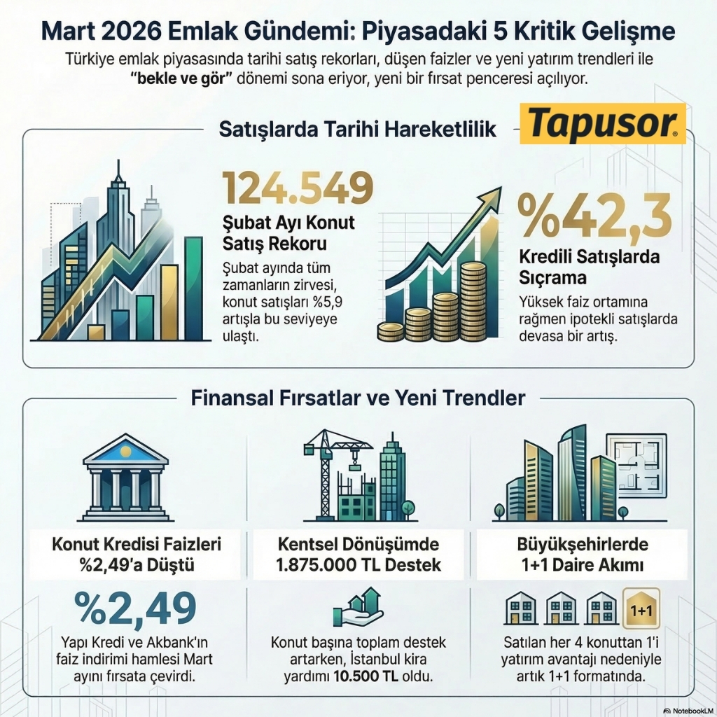 Mart 2026 Emlak Gündemi: Haftanın Öne Çıkan 5 Haberi