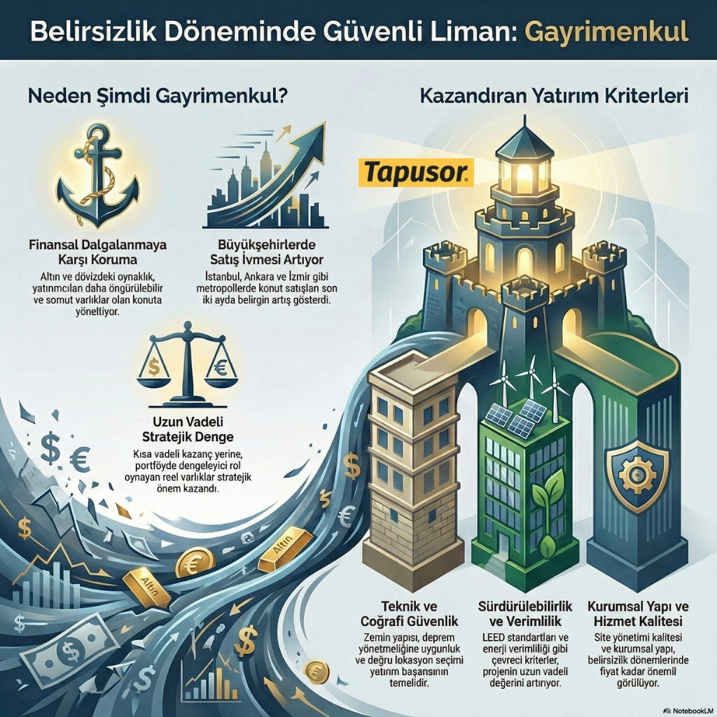 Gayrimenkul Yeniden Öne Çıkıyor