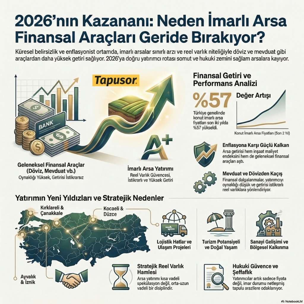 İmarlı Arsa Getirisi Finansal Araçları Geride Bırakıyor