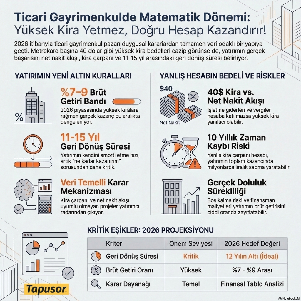 Ticari Gayrimenkulde Matematik Dönemi