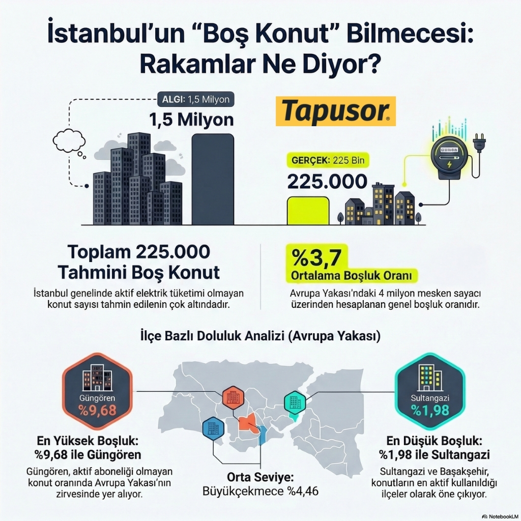 İstanbul’da boş konut tartışmasına yeni veri