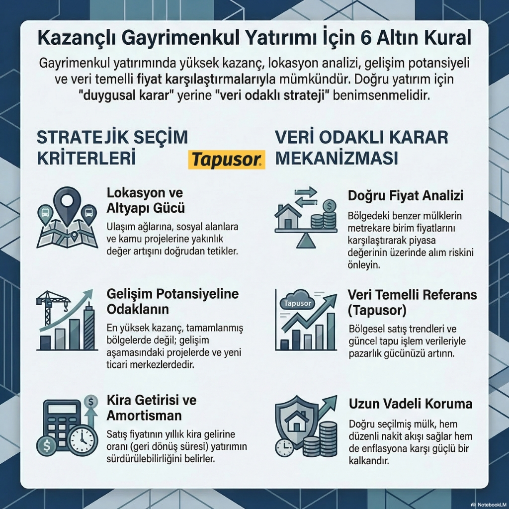Yatırım Amaçlı Gayrimenkul Nasıl Seçilir?