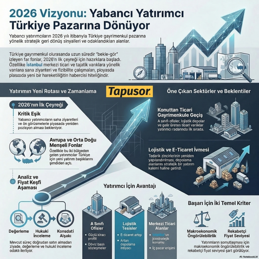 Yabancı Yatırımcı 2026’da Türkiye Pazarına Yeniden Isınıyor