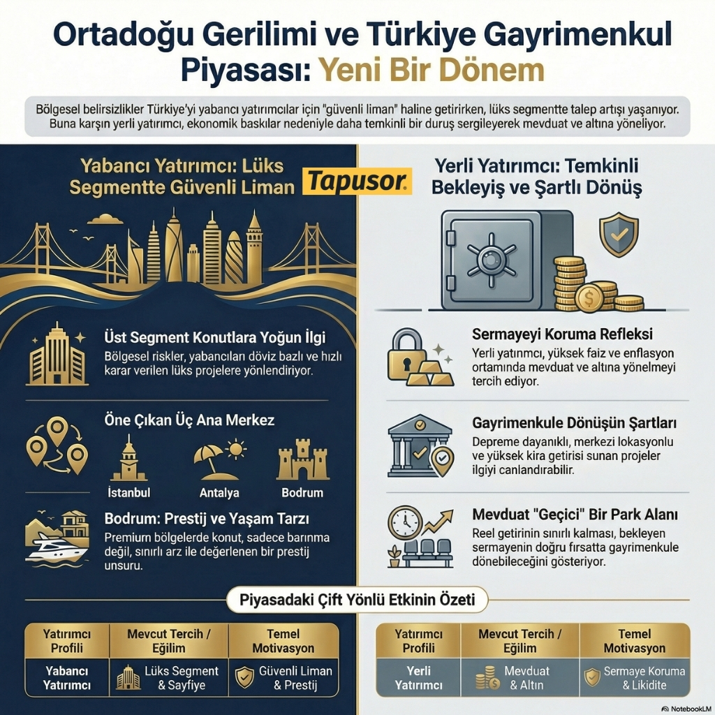 Ortadoğu’daki Gerilim Konut Talebini Değiştiriyor