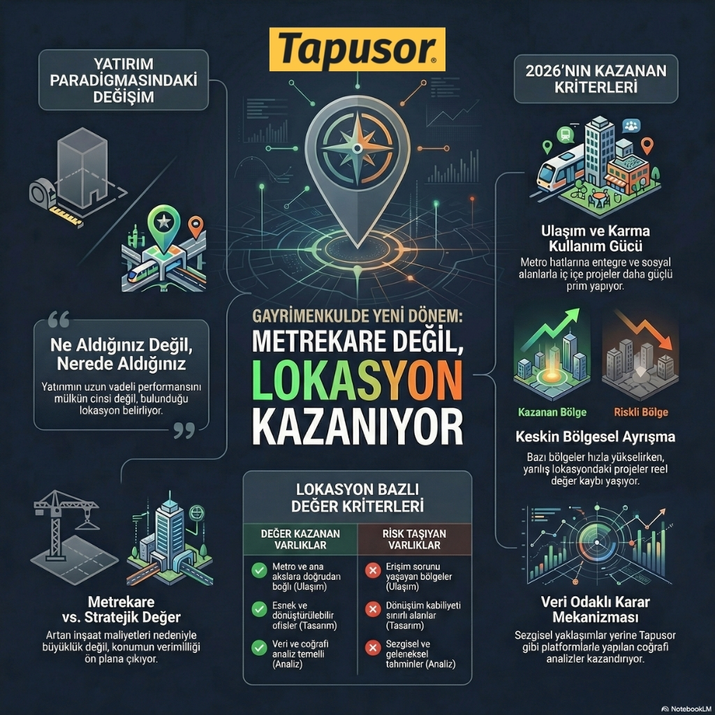 Metrekare Değil, Doğru Lokasyon Kazandırıyor