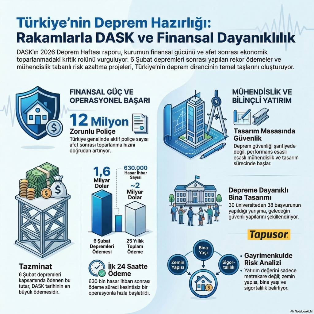 Türkiye’nin Deprem Hazırlık Raporu