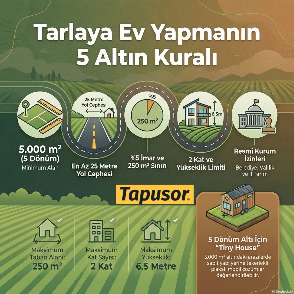 Tarlaya Ev Yapabilmenin 5 Altın Kuralı