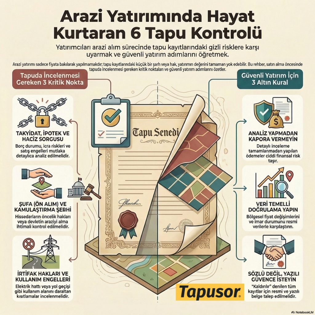 Arazi Yatırımında En Kritik Detay