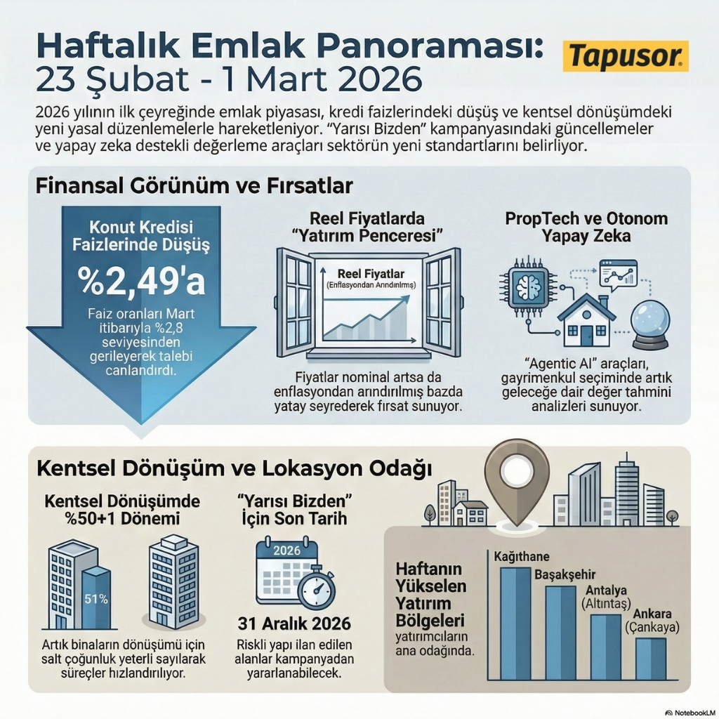 Haftalık Emlak Panoraması: Şubat’a Veda, Mart’a Merhaba
