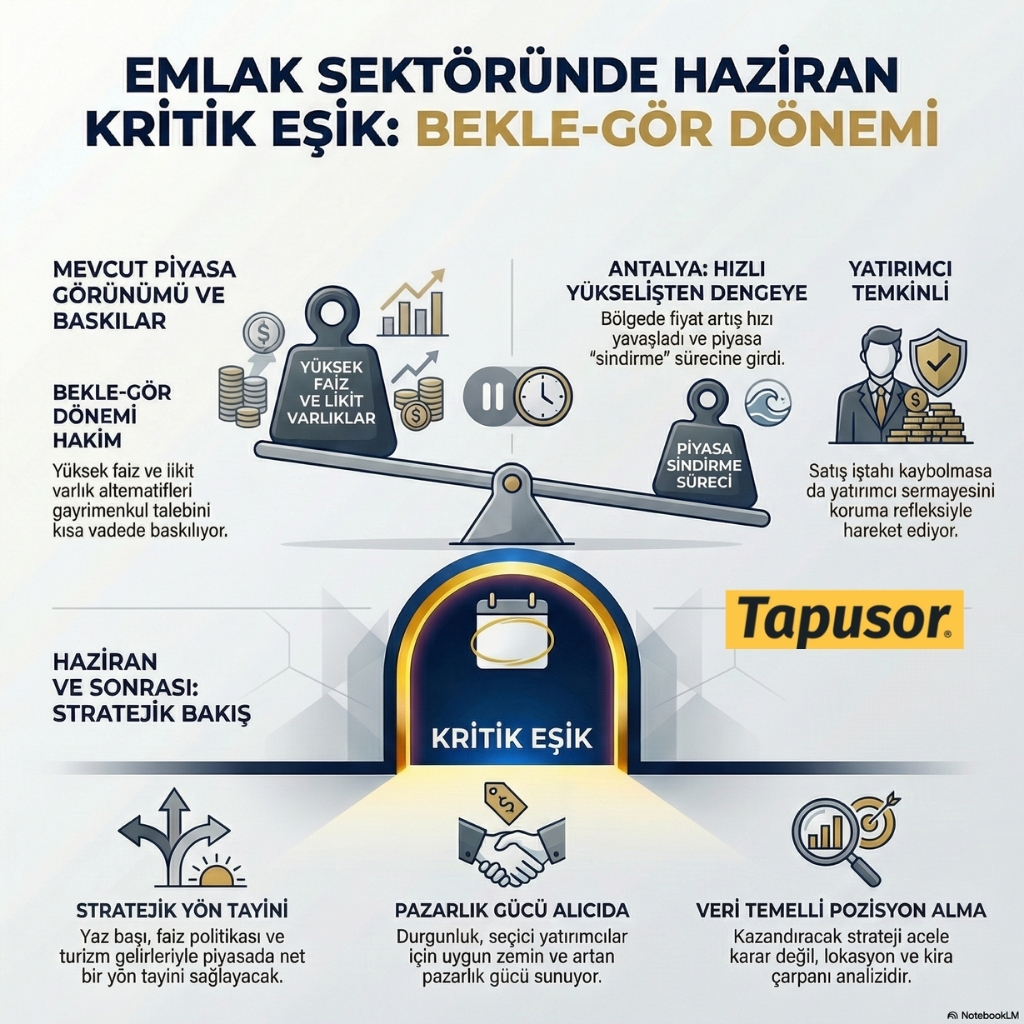 Emlakta Yaz Öncesi Bekleme Dönemi