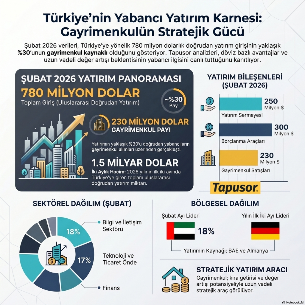 Yabancı Yatırımda Gayrimenkul Etkisi